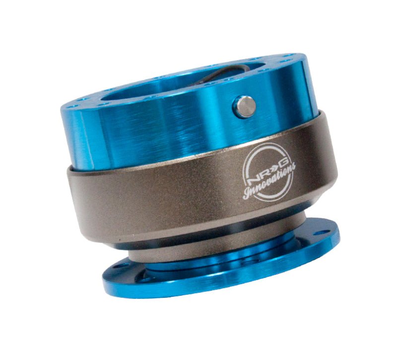 NRG Quick Release Gen 2.0 - New Blue Body / Titanium Chrome Ring - CPC Performance