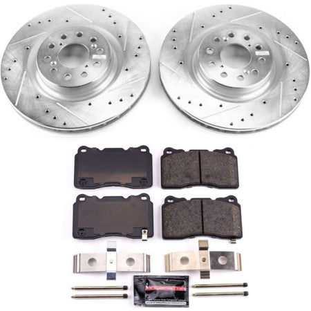 Power Stop 17 - 19 Honda Civic Front Z23 Evolution Sport Brake Kit - CPC Performance