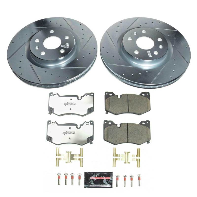 Power Stop 20 - 21 Chevrolet Corvette Front Z26 Street Brake Kit - CPC Performance